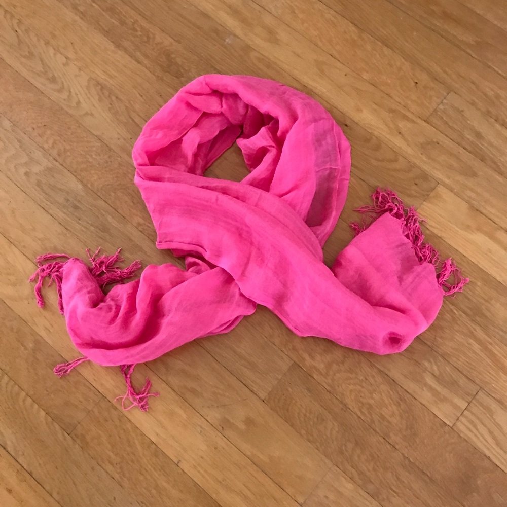 Vibrant Pink Scarf